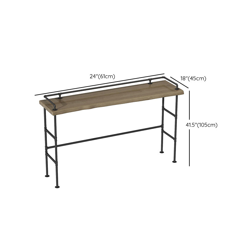 Moderne 1/3/4-delige bartafelset, rechthoekige grenenhouten aanrechttafel met hoge krukken