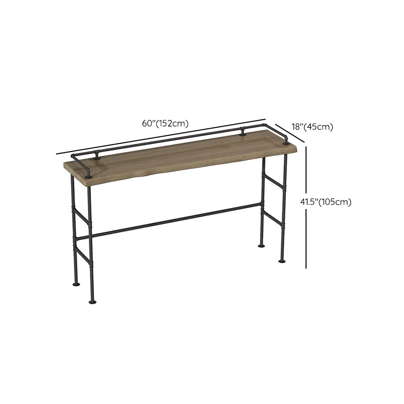 Moderne 1/3/4-delige bartafelset, rechthoekige grenenhouten aanrechttafel met hoge krukken