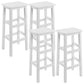 Solid Wood Bar Stool Counter Armless Backless Stool for Living Room White 4 Piece Set Bar Stool(31"H) Clearhalo 'Bar Furniture' 'Bar Stools' 'bar_stools' 'furn' 'furn_bar_stools' 'Furniture' 'Kitchen & Dining Furniture' 6663351
