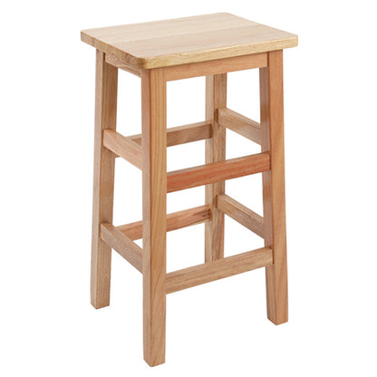Solid Wood Bar Stool Counter Armless Backless Stool for Living Room Wood 1 Piece Counter Stool (23.5"H) Clearhalo 'Bar Furniture' 'Bar Stools' 'bar_stools' 'furn' 'furn_bar_stools' 'Furniture' 'Kitchen & Dining Furniture' 6663354