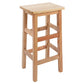 Solid Wood Bar Stool Counter Armless Backless Stool for Living Room Wood 1 Piece Bar Stool(28"H) Clearhalo 'Bar Furniture' 'Bar Stools' 'bar_stools' 'furn' 'furn_bar_stools' 'Furniture' 'Kitchen & Dining Furniture' 6663359