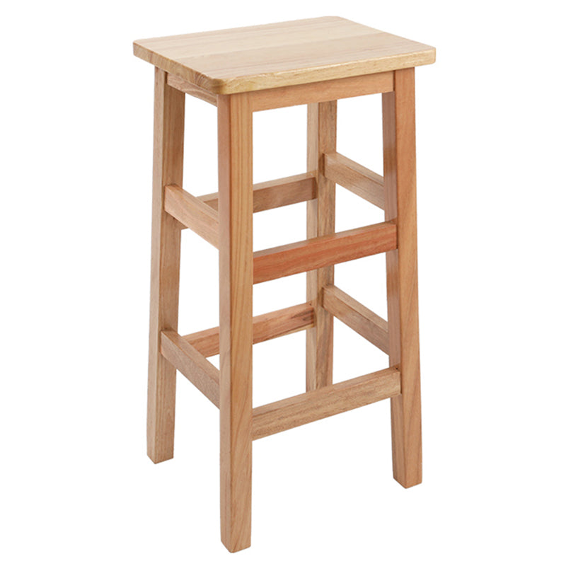 Solid Wood Bar Stool Counter Armless Backless Stool for Living Room Wood 1 Piece Bar Stool(28"H) Clearhalo 'Bar Furniture' 'Bar Stools' 'bar_stools' 'furn' 'furn_bar_stools' 'Furniture' 'Kitchen & Dining Furniture' 6663359