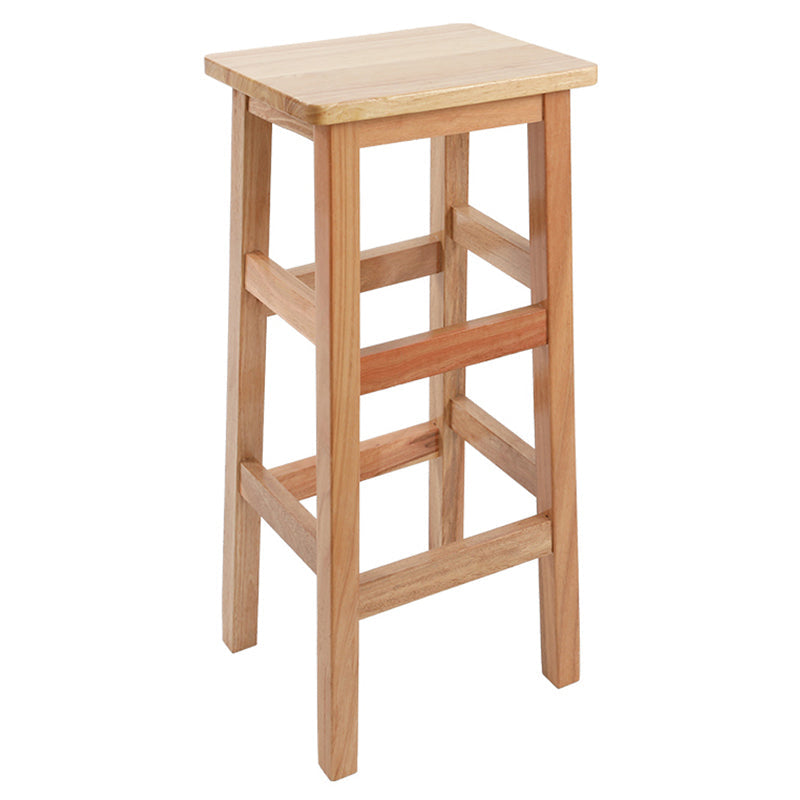 Solid Wood Bar Stool Counter Armless Backless Stool for Living Room Wood 1 Piece Bar Stool(31"H) Clearhalo 'Bar Furniture' 'Bar Stools' 'bar_stools' 'furn' 'furn_bar_stools' 'Furniture' 'Kitchen & Dining Furniture' 6663364
