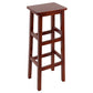 Solid Wood Bar Stool Counter Armless Backless Stool for Living Room Red Brown 1 Piece Bar Stool(31"H) Clearhalo 'Bar Furniture' 'Bar Stools' 'bar_stools' 'furn' 'furn_bar_stools' 'Furniture' 'Kitchen & Dining Furniture' 6663379