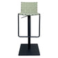 Industrial Leather Bar Stool Backrest Adjustable Counter Stool for Living Room Green 1 Piece Clearhalo 'Bar Furniture' 'Bar Stools' 'bar_stools' 'furn' 'furn_bar_stools' 'Furniture' 'Kitchen & Dining Furniture' 6663436