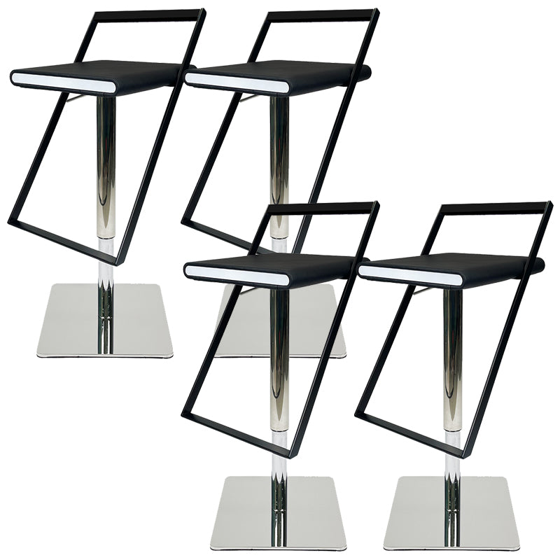 Tabouret de bar en cuir tabouret de comptoir industriel pour le salon