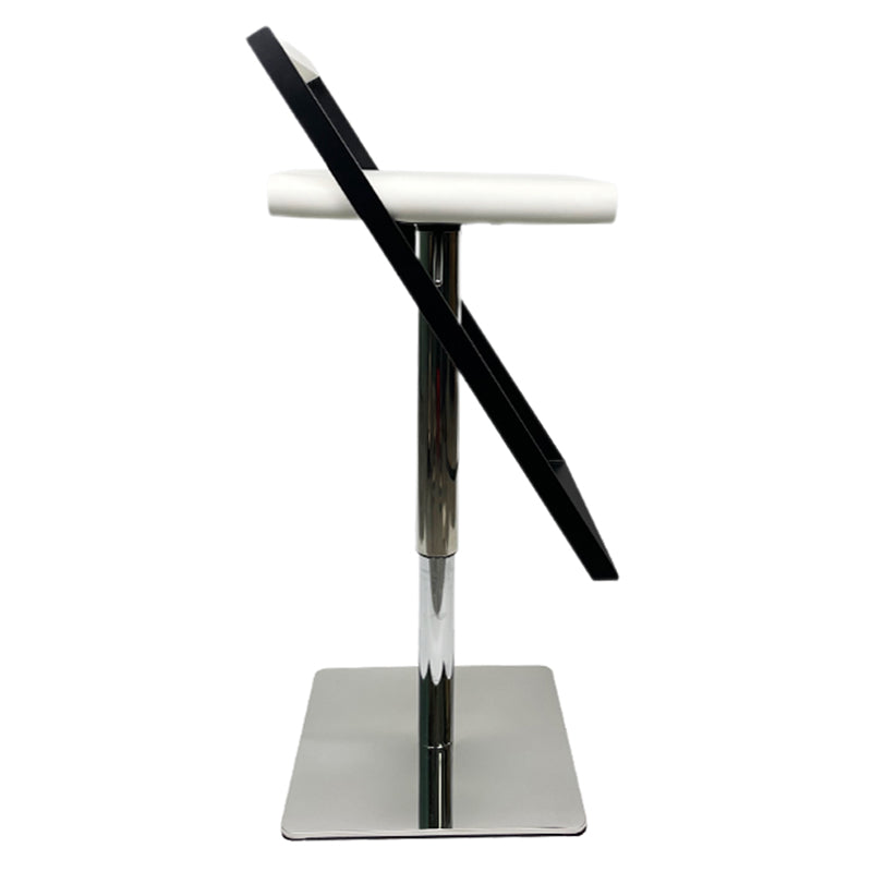 Tabouret de bar en cuir tabouret de comptoir industriel pour le salon