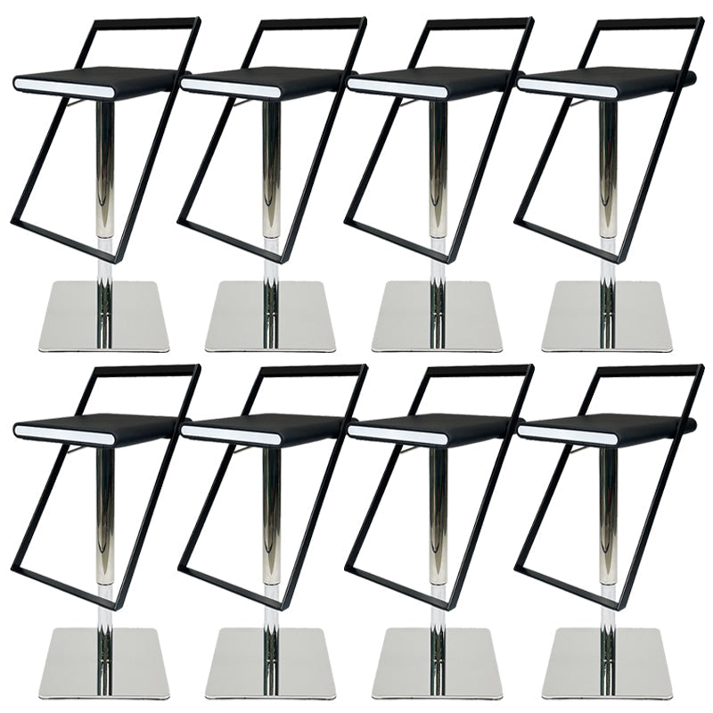 Tabouret de bar en cuir tabouret de comptoir industriel pour le salon