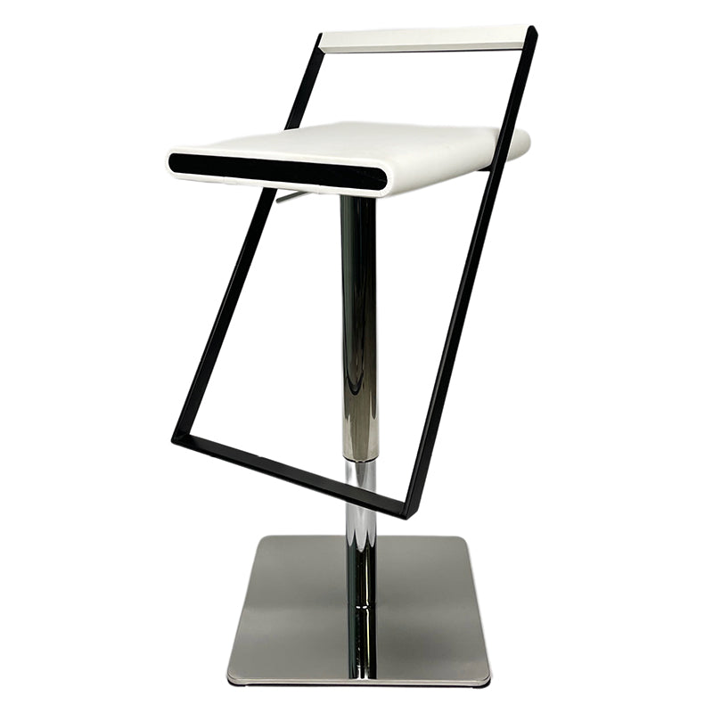 Tabouret de bar en cuir tabouret de comptoir industriel pour le salon