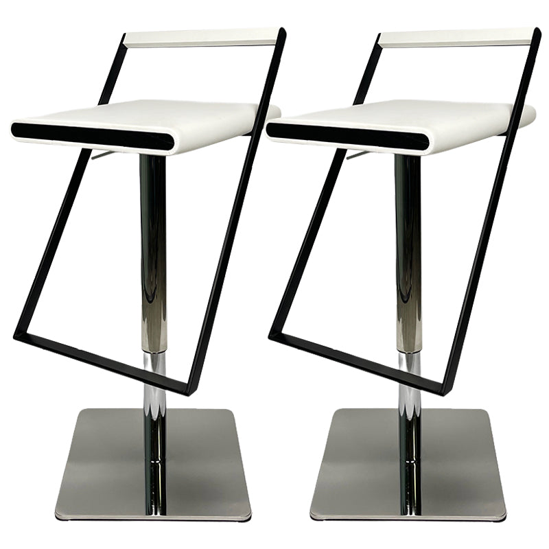 Tabouret de bar en cuir tabouret de comptoir industriel pour le salon