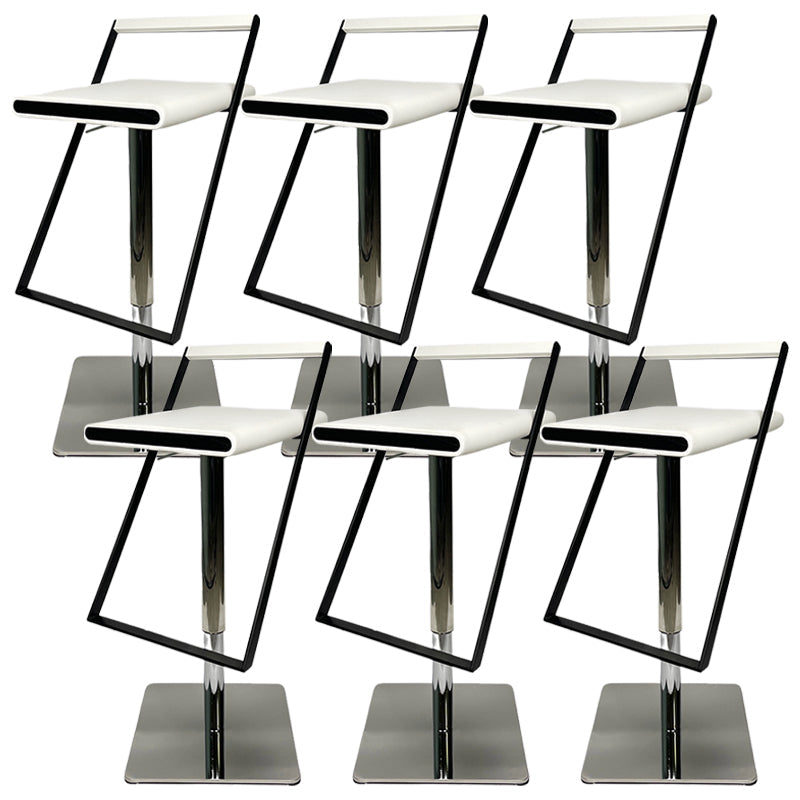 Tabouret de bar en cuir tabouret de comptoir industriel pour le salon