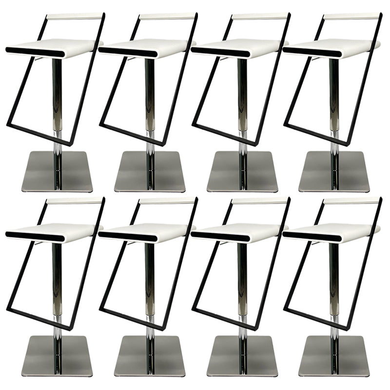 Tabouret de bar en cuir tabouret de comptoir industriel pour le salon