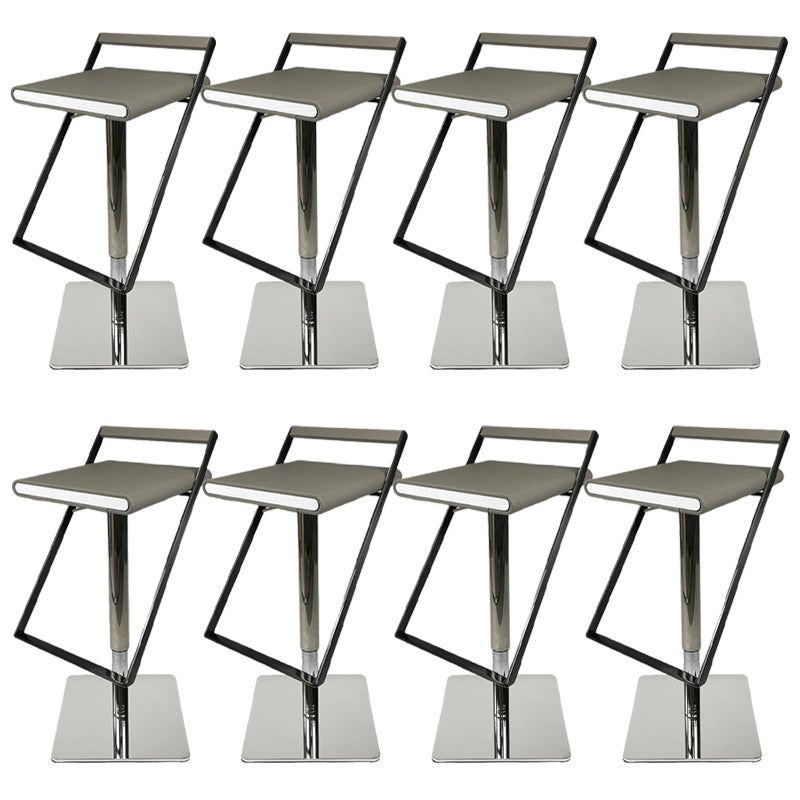 Tabouret de bar en cuir tabouret de comptoir industriel pour le salon