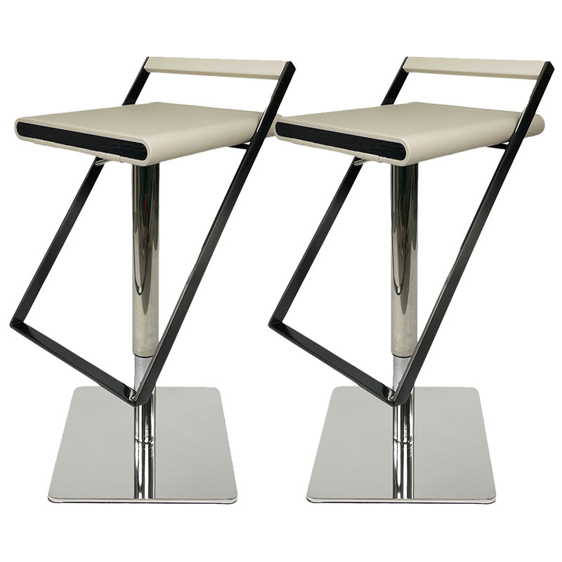 Tabouret de bar en cuir tabouret de comptoir industriel pour le salon