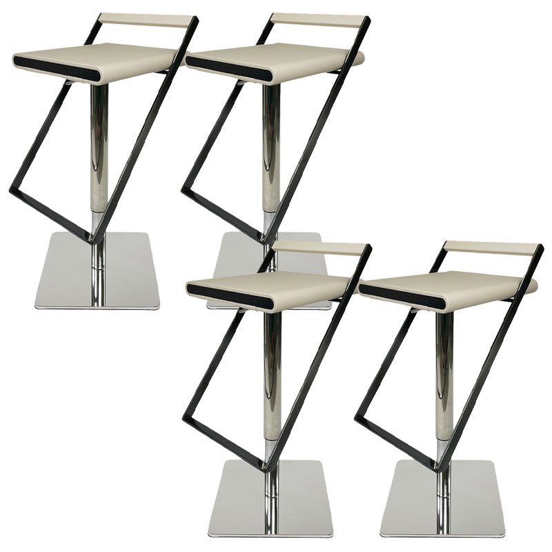 Tabouret de bar en cuir tabouret de comptoir industriel pour le salon