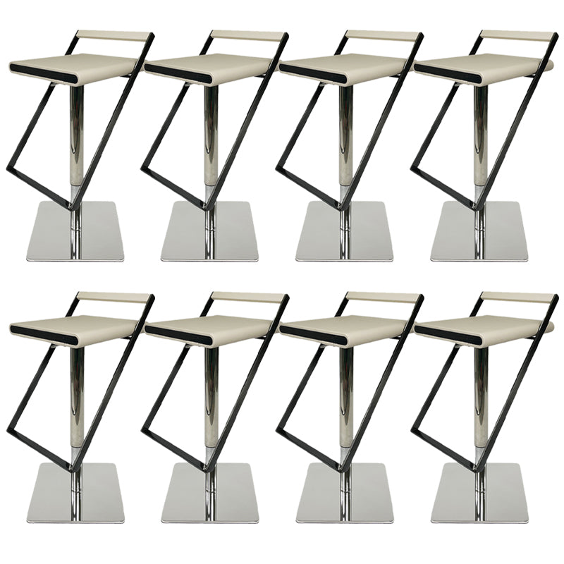 Tabouret de bar en cuir tabouret de comptoir industriel pour le salon