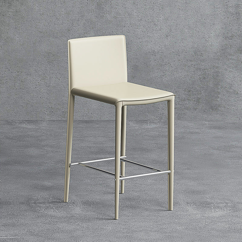 Taburete de cuero moderno taburete de altura de mostrador para Bristol