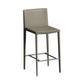 Taburete de cuero moderno taburete de altura de mostrador para Bristol