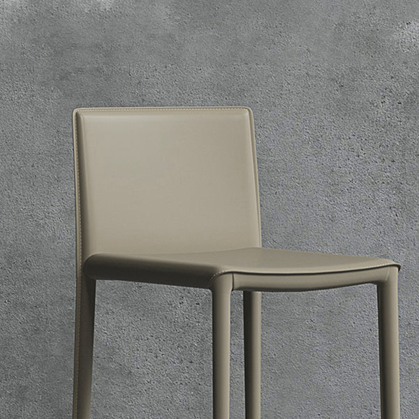 Taburete de cuero moderno taburete de altura de mostrador para Bristol