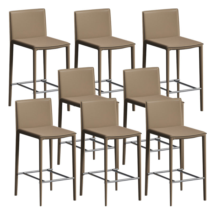 Taburete de cuero moderno taburete de altura de mostrador para Bristol