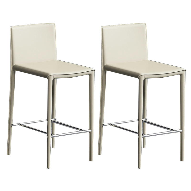 Taburete de cuero moderno taburete de altura de mostrador para Bristol