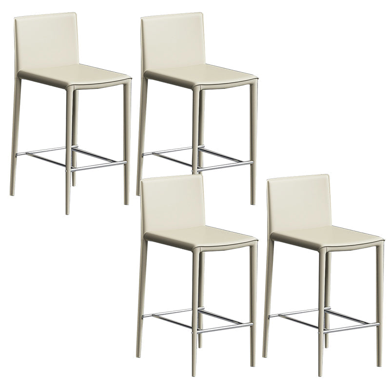Taburete de cuero moderno taburete de altura de mostrador para Bristol