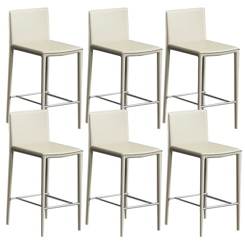 Taburete de cuero moderno taburete de altura de mostrador para Bristol