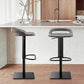 Industrial Leather Bar Stool Backrest Adjustable Counter Stool for Bristol