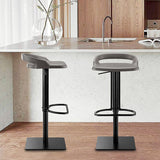 Tabouret de bar en cuir industriel tabouret de comptoir réglable pour Bristol