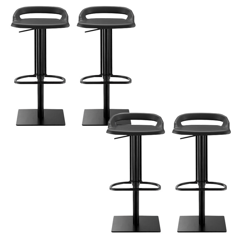 Industrial Leather Bar Stool Backrest Adjustable Counter Stool for Bristol