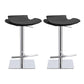Adjustable Bar Stool Industrial Backrest Counter Stool for Bristol Black 2 Piece Set Clearhalo 'Bar Furniture' 'Bar Stools' 'bar_stools' 'furn' 'furn_bar_stools' 'Furniture' 'Kitchen & Dining Furniture' 6663730
