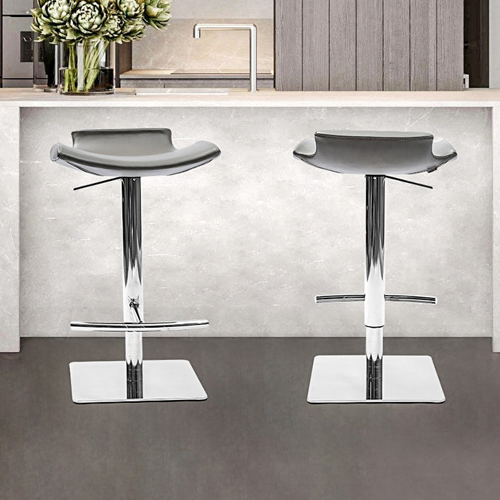 Adjustable Bar Stool Industrial Backrest Counter Stool for Bristol Clearhalo 'Bar Furniture' 'Bar Stools' 'bar_stools' 'furn' 'furn_bar_stools' 'Furniture' 'Kitchen & Dining Furniture' 6663731