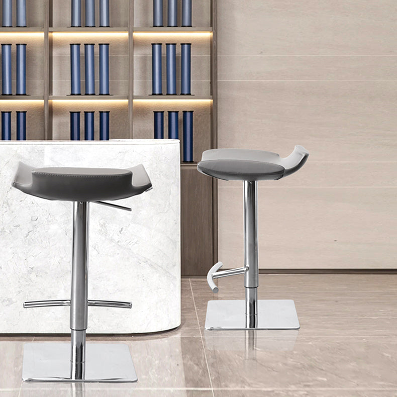 Adjustable Bar Stool Industrial Backrest Counter Stool for Bristol Clearhalo 'Bar Furniture' 'Bar Stools' 'bar_stools' 'furn' 'furn_bar_stools' 'Furniture' 'Kitchen & Dining Furniture' 6663734