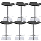 Adjustable Bar Stool Industrial Backrest Counter Stool for Bristol Black 6 Piece Set Clearhalo 'Bar Furniture' 'Bar Stools' 'bar_stools' 'furn' 'furn_bar_stools' 'Furniture' 'Kitchen & Dining Furniture' 6663735