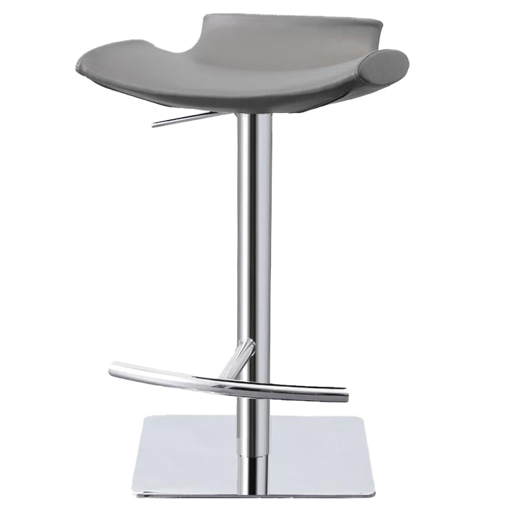 Adjustable Bar Stool Industrial Backrest Counter Stool for Bristol Gray 1 Piece Clearhalo 'Bar Furniture' 'Bar Stools' 'bar_stools' 'furn' 'furn_bar_stools' 'Furniture' 'Kitchen & Dining Furniture' 6663738