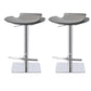 Adjustable Bar Stool Industrial Backrest Counter Stool for Bristol Gray 2 Piece Set Clearhalo 'Bar Furniture' 'Bar Stools' 'bar_stools' 'furn' 'furn_bar_stools' 'Furniture' 'Kitchen & Dining Furniture' 6663740