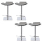 Adjustable Bar Stool Industrial Backrest Counter Stool for Bristol Gray 4 Piece Set Clearhalo 'Bar Furniture' 'Bar Stools' 'bar_stools' 'furn' 'furn_bar_stools' 'Furniture' 'Kitchen & Dining Furniture' 6663742