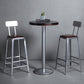 Faux Leather Dining Stools Armless Bar Stools with Metal Base Clearhalo 'Bar Furniture' 'Bar Stools' 'bar_stools' 'furn' 'furn_bar_stools' 'Furniture' 'Kitchen & Dining Furniture' 6664157