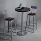 Faux Leather Dining Stools Armless Bar Stools with Metal Base Clearhalo 'Bar Furniture' 'Bar Stools' 'bar_stools' 'furn' 'furn_bar_stools' 'Furniture' 'Kitchen & Dining Furniture' 6664173