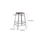 Faux Leather Dining Stools Armless Bar Stools with Metal Base Clearhalo 'Bar Furniture' 'Bar Stools' 'bar_stools' 'furn' 'furn_bar_stools' 'Furniture' 'Kitchen & Dining Furniture' 6664209