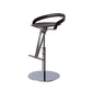 Industrial Leather Bar Stool Low Back Adjustable Counter Stool for Bristol
