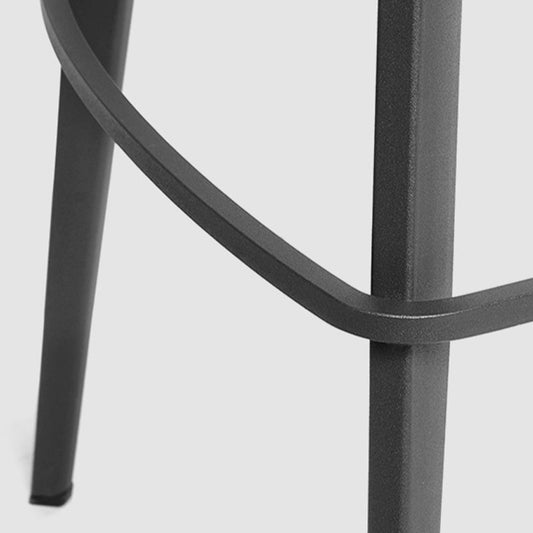 Tabouret de bar en cuir moderne tabouret de comptoir de pied arrière bas pour Bristol