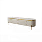 Marble Top TV Stand Modern Style Oval TV Cabinet with Drawers Clearhalo 'furn' 'furn_tv_stands_entertainment_centers' 'Furniture' 'Living Room Furniture' 'TV Stands & Entertainment Centers' 'TV Stands & Media Storage Furniture' 'tv_stands_entertainment_centers' 6664584
