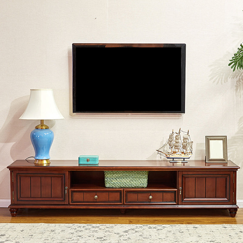 Porta TV in legno Porta TV tradizionale Console con cassetti