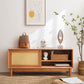Scandinavian TV Media Console Solid Wood TV Console for Living Room Clearhalo 'furn' 'furn_tv_stands_entertainment_centers' 'Furniture' 'Living Room Furniture' 'TV Stands & Entertainment Centers' 'TV Stands & Media Storage Furniture' 'tv_stands_entertainment_centers' 6664611