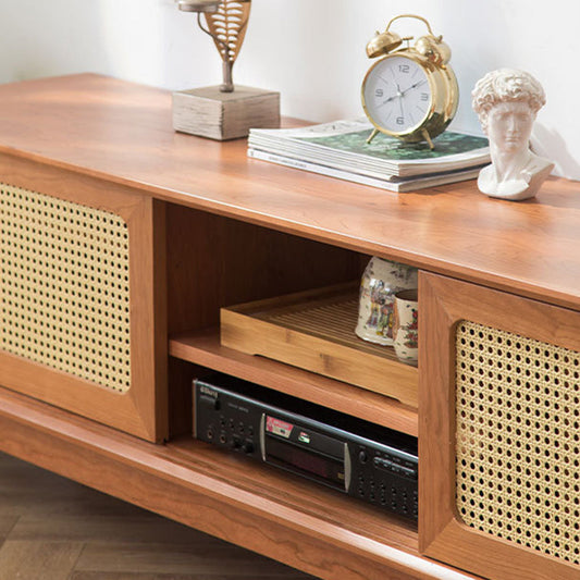 Console televisiva in legno televisivo scandinavo console televisiva per soggiorno