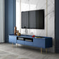 Wooden TV Media Stand Scandinavian TV Console for Living Room Blue Clearhalo 'furn' 'furn_tv_stands_entertainment_centers' 'Furniture' 'Living Room Furniture' 'TV Stands & Entertainment Centers' 'TV Stands & Media Storage Furniture' 'tv_stands_entertainment_centers' 6664630