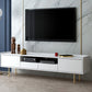 Wooden TV Media Stand Scandinavian TV Console for Living Room Clearhalo 'furn' 'furn_tv_stands_entertainment_centers' 'Furniture' 'Living Room Furniture' 'TV Stands & Entertainment Centers' 'TV Stands & Media Storage Furniture' 'tv_stands_entertainment_centers' 6664636