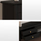 Supporto TV multimediale in legno massello Console multimediale scandinava con cassetti