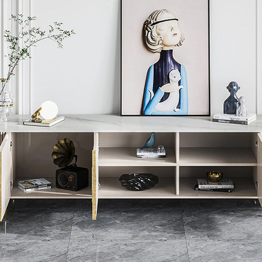 Glam TV Media Stand Console multimediale di archiviazione chiusa con le gambe